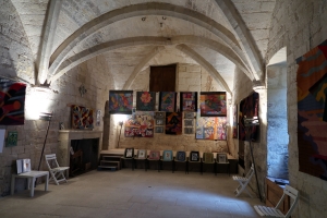 Art in the Castle of Le Jardin Médiéval d'Uzès, FR 2019