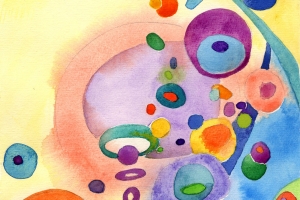 Colorful Mini Watercolor Paintings