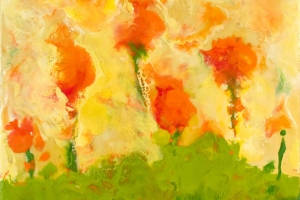 Abstract Encaustic Paintings